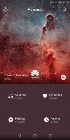 Press All songs. Press All songs.