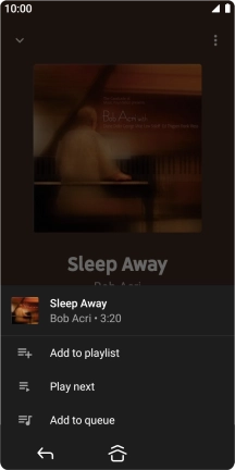 Press Add to playlist. Press Add to playlist.
