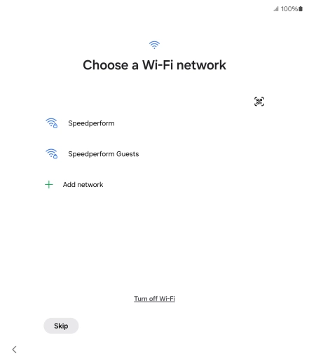 Press the required Wi-Fi network. Press the required Wi-Fi network.