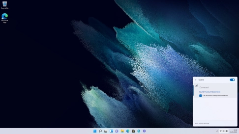 Click the desktop. Click the desktop.