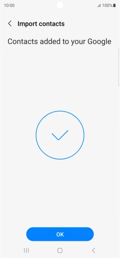 Press OK. Press OK.