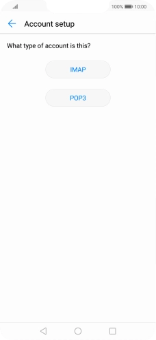 Press POP3. Press POP3.