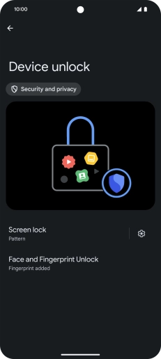 Press Screen lock and key in the additional phone lock code you created earlier. Press Screen lock and key in the additional phone lock code you created earlier.