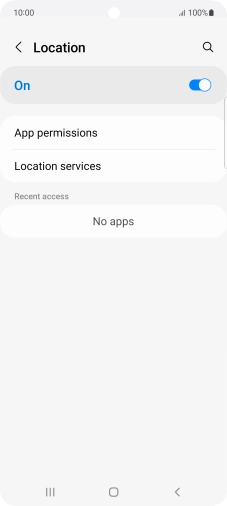Press App permissions. Press App permissions.