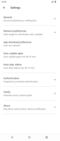 Press Auto-update apps. Press Auto-update apps.