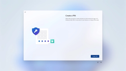 Click Create PIN. Click Create PIN.