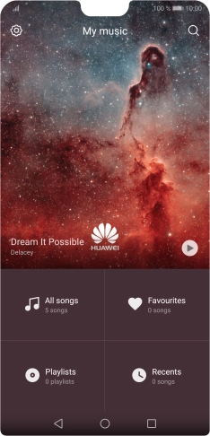 Press All songs. Press All songs.