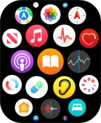 Press the music player icon. Press the music player icon.