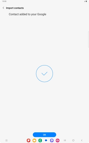 Press OK. Press OK.