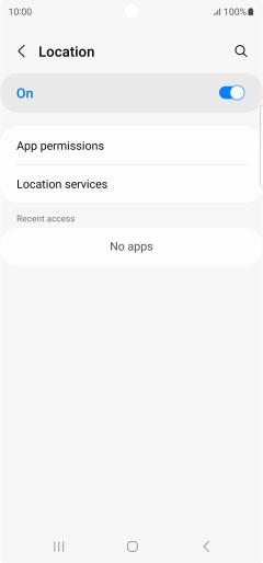 Press App permissions. Press App permissions.