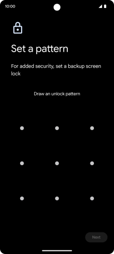 Follow the instructions on the screen to create an additional phone lock code. Follow the instructions on the screen to create an additional phone lock code.