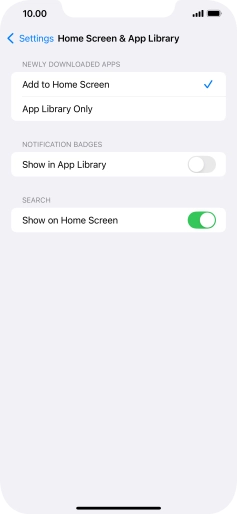 To add new downloaded apps to both the home screen and App Library, press Add to Home Screen. To add new downloaded apps to both the home screen and App Library, press Add to Home Screen.