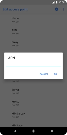Key in eezone and press OK. Key in eezone and press OK.