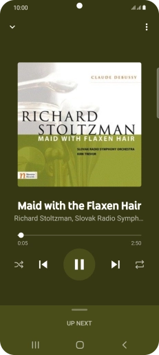 Press arrow right to go to the next audio file. Press arrow right to go to the next audio file.