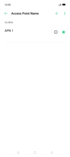 Press the add icon. Press the add icon.