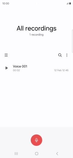 Create a new recording or open a previously saved recording. Create a new recording or open a previously saved recording.
