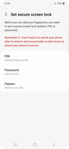 Press the required phone lock code and follow the instructions on the screen to create an additional phone lock code. Press the required phone lock code and follow the instructions on the screen to create an additional phone lock code.