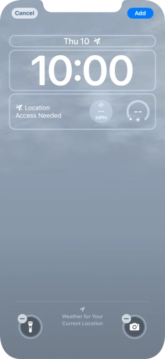 To customise the way the lock screen date is displayed, press the date widget and follow the instructions on the screen to find the required widget display mode. To customise the way the lock screen date is displayed, press the date widget and follow the instructions on the screen to find the required widget display mode.