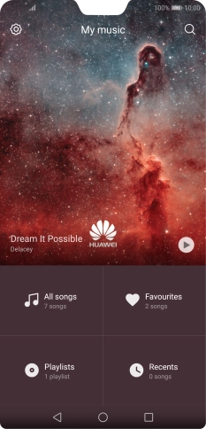 Press All songs. Press All songs.