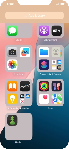 Press and hold the required app. Press and hold the required app.