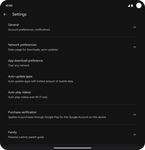 Press Auto-update apps. Press Auto-update apps.