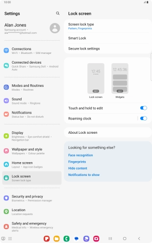 Press Screen lock type and key in the additional lock code you created earlier. Press Screen lock type and key in the additional lock code you created earlier.