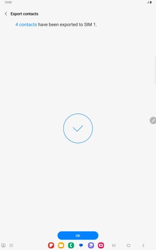 Press OK. Press OK.