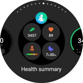 Press the required widget to add it. Press the required widget to add it.
