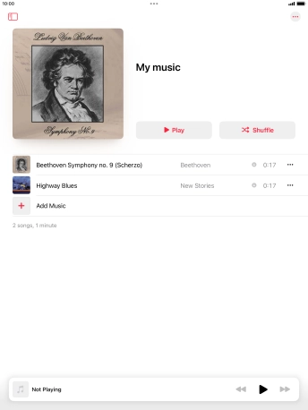 Go to the required category or playlist and press the required audio file. Go to the required category or playlist and press the required audio file.