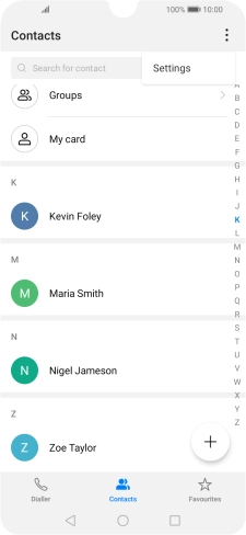 Press Settings. Press Settings.