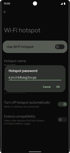 Press OK. Press OK.