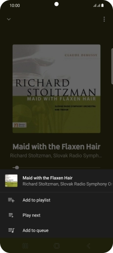 Press Add to playlist. Press Add to playlist.