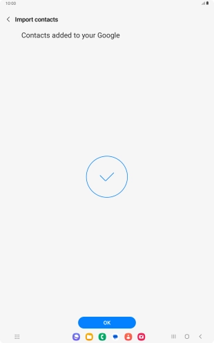Press OK. Press OK.