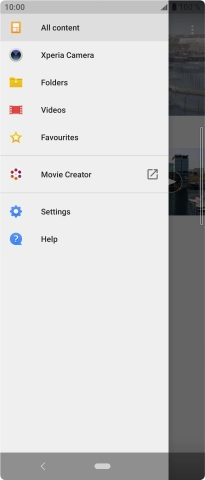 Press All content and go to the required folder. Press All content and go to the required folder.