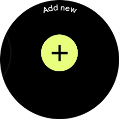 Press the add icon. Press the add icon.