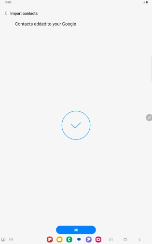 Press OK. Press OK.
