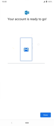 If this screen is displayed, you email account has been recognised and set up automatically. Follow the instructions on the screen to key in more information and finish setting up your phone. If this screen is displayed, you email account has been recognised and set up automatically. Follow the instructions on the screen to key in more information and finish setting up your phone.