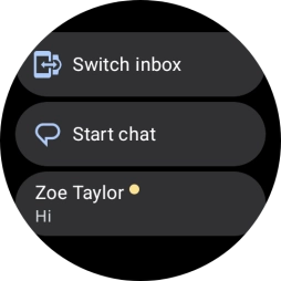 Press the required text message to read it. Press the required text message to read it.