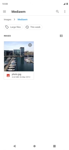 Press the required picture. Press the required picture.