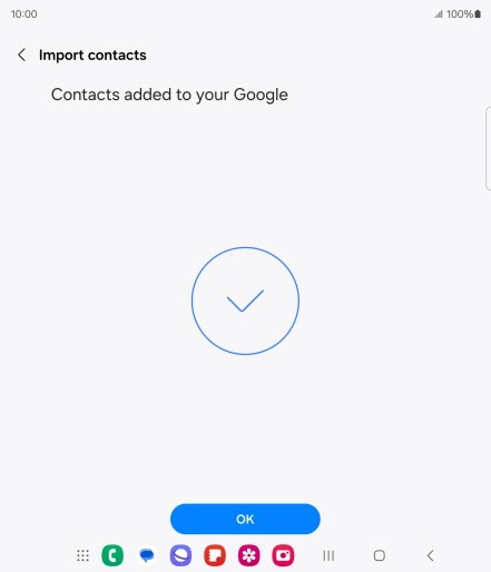 Press OK. Press OK.