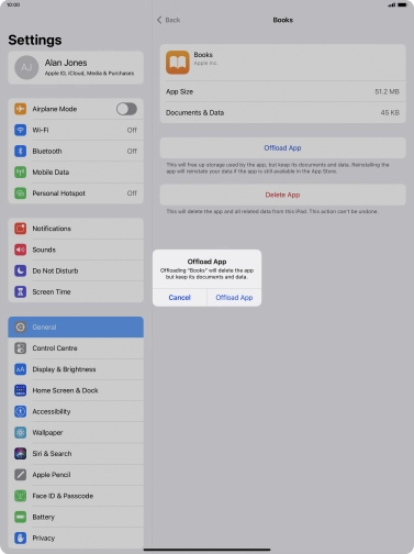 Press Offload App. Press Offload App.