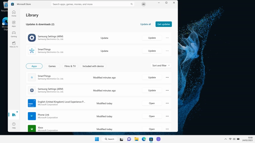 Click Update all and wait while your apps are updated. Click Update all and wait while your apps are updated.