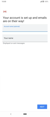 Press Your name and key in the required sender name. Press Your name and key in the required sender name.