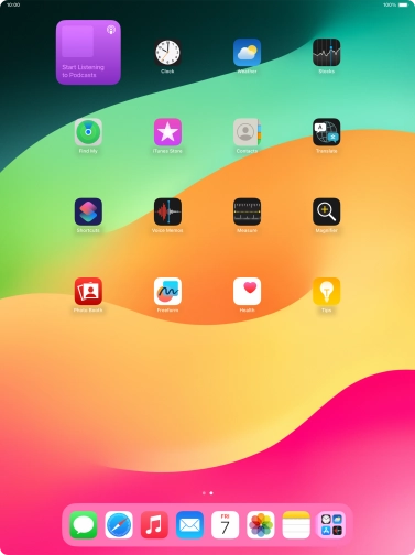 If you're using a Widget Stack: slide up or down on the stack to select the required widget. If you're using a Widget Stack: slide up or down on the stack to select the required widget.
