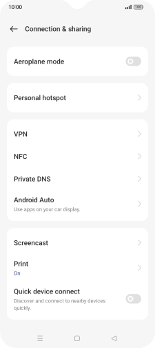 Press Personal hotspot. Press Personal hotspot.