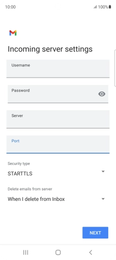 Press the drop down list below Press the drop down list below