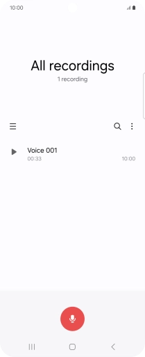 Create a new recording or open a previously saved recording. Create a new recording or open a previously saved recording.