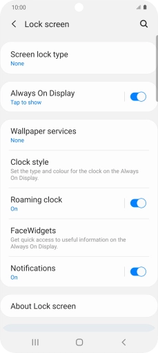 Press the Home key to return to the home screen. Press the Home key to return to the home screen.