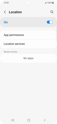 Press App permissions. Press App permissions.