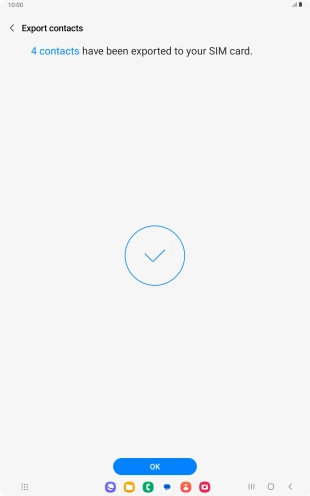 Press OK. Press OK.